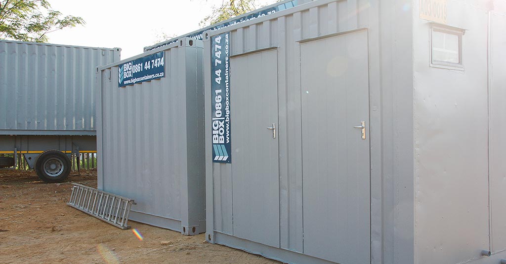 ablution facilities big box hire