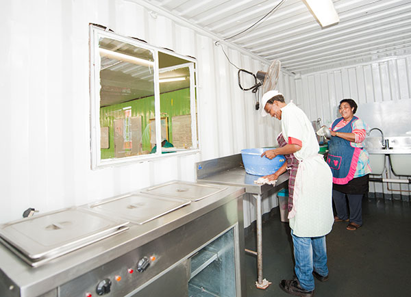 shipping container kitchens