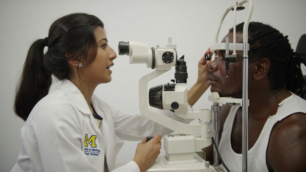 container clinic eye exam optometrist university michigan