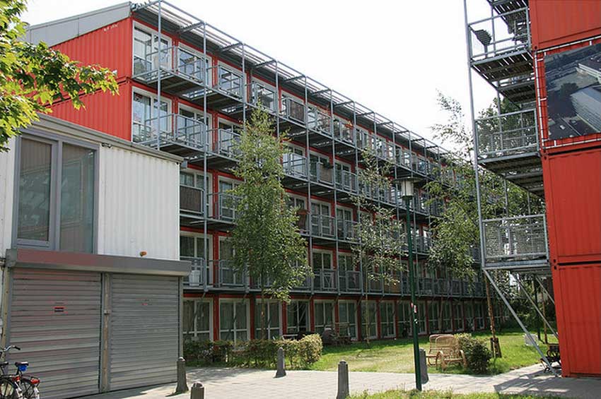keetwonen student accommodation containers