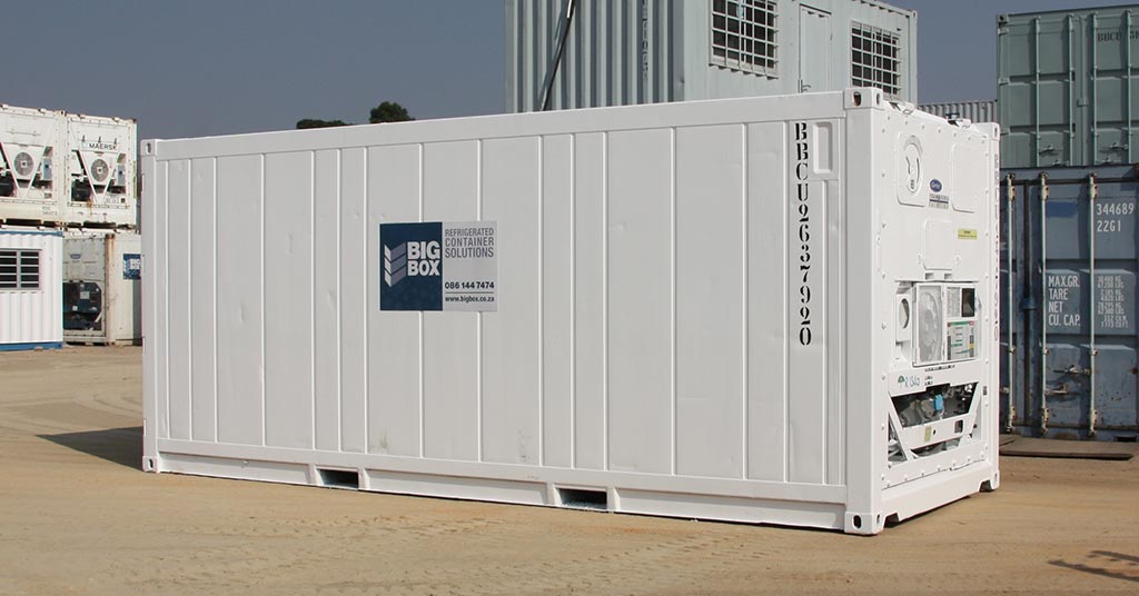 reefer refrigerated container big box cape town