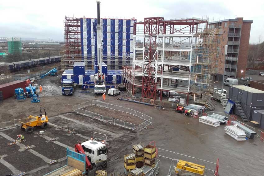 true glasgow student accommodation container