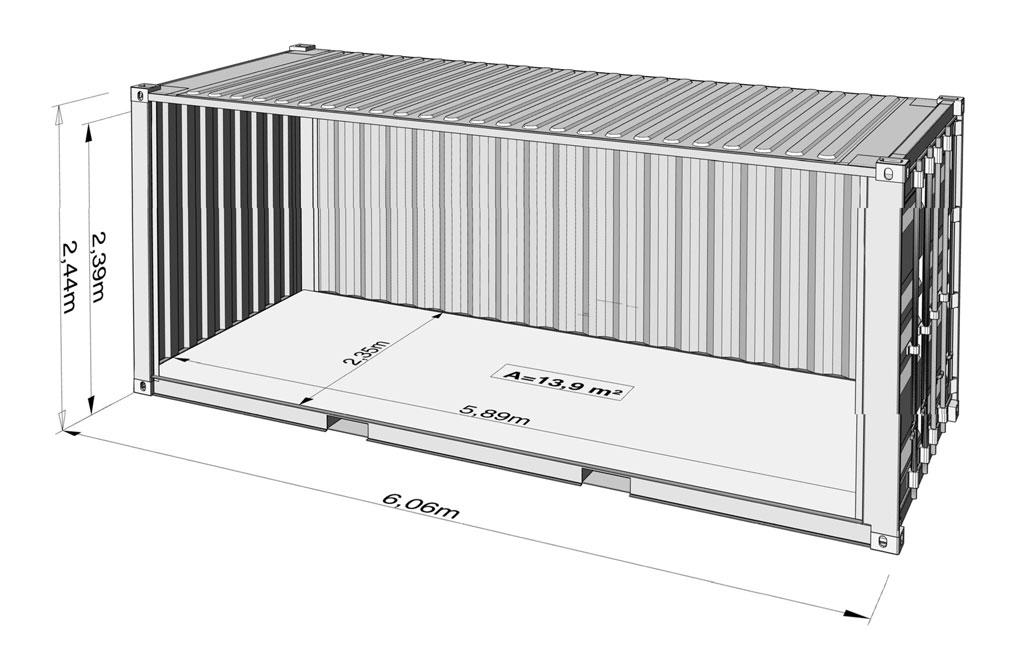 6m container