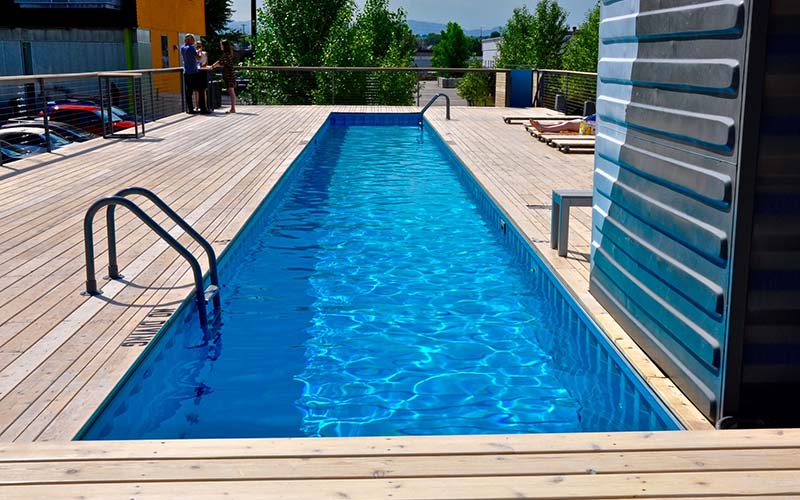 shipping container pool