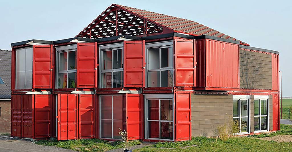 shipping container maison barn cargo units France