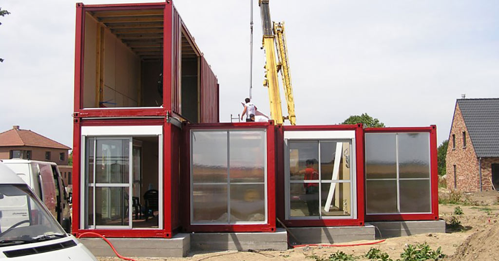 shipping container maison barn cargo units France