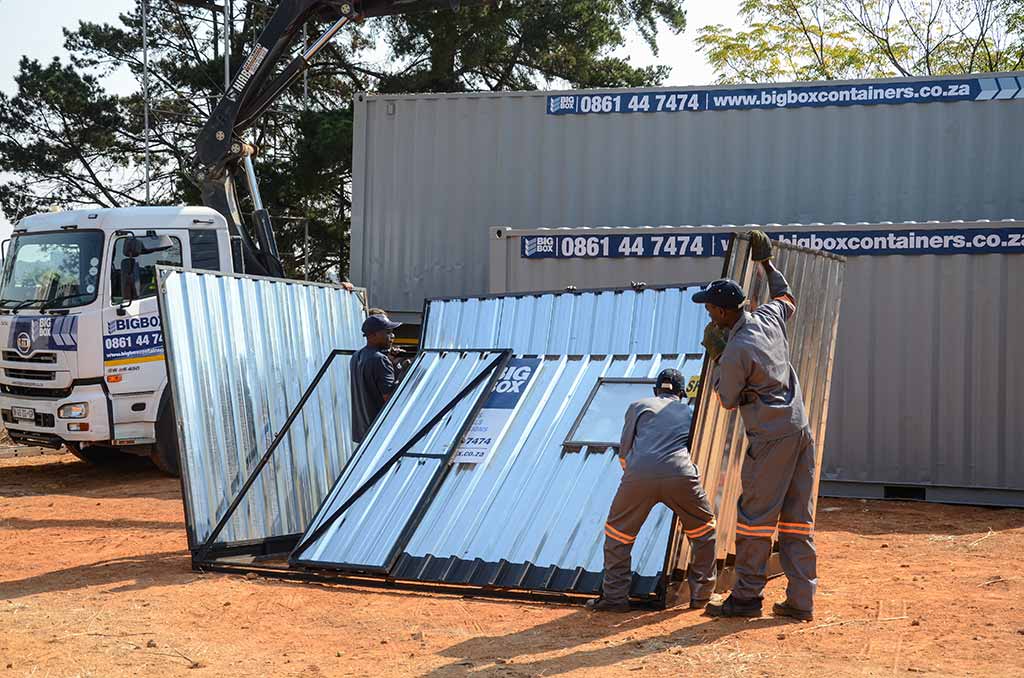 3 metre construction shed