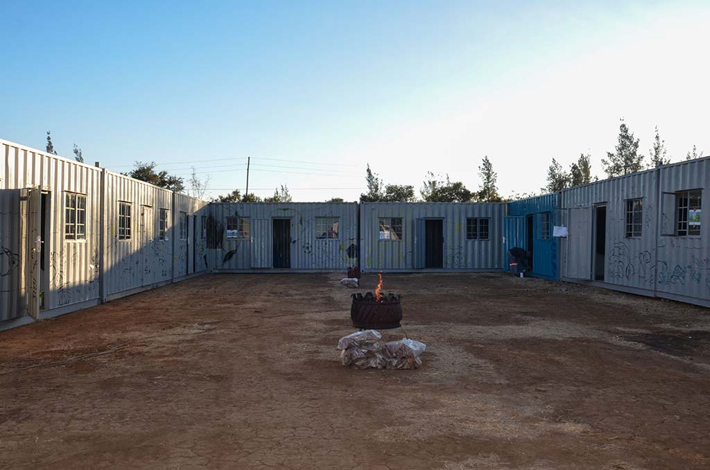 mandela day big box containers before painting