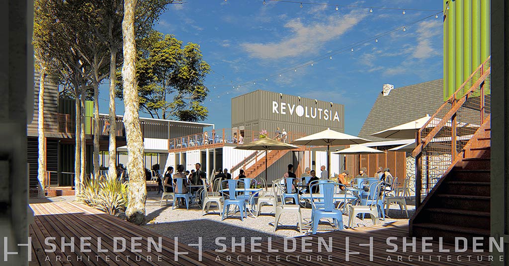 Revolutsia Shipping Container Shopping Centre