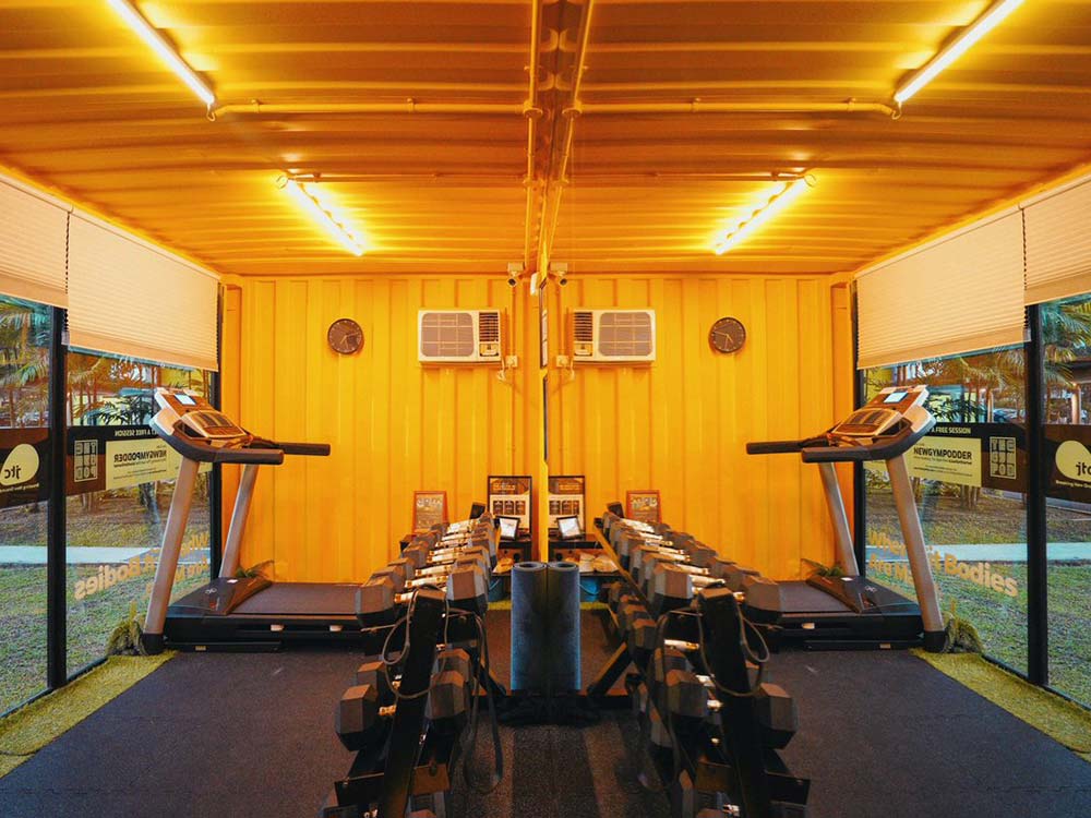 shipping container gym