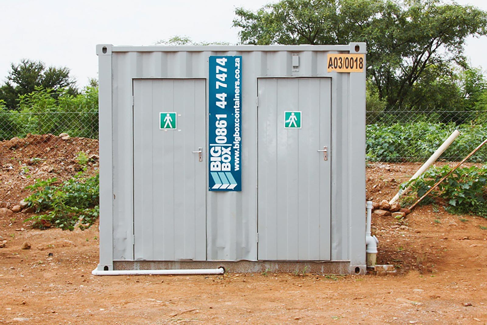 ablution containers for rent